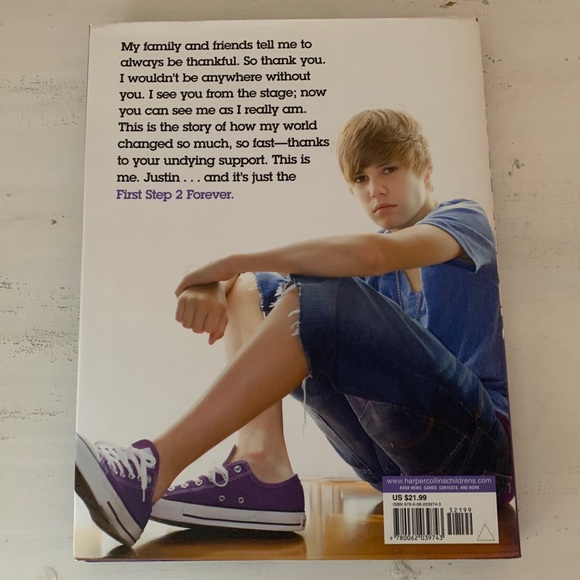 justin bieber book first step 2 forever - Picture 2 of 3